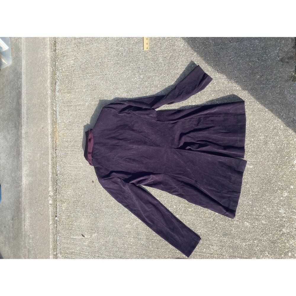 Vintage Fashion Bug women size 8 purple eggplant romantic blazer - Picture 4 of 5